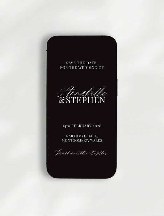 Ophelia Save the Date | Digital E-Invite