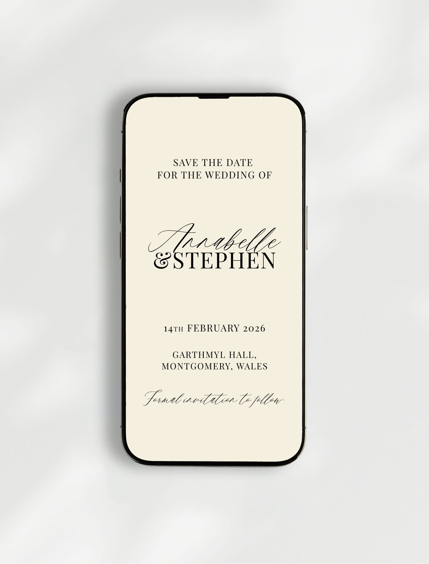 Ophelia Save the Date | Digital E-Invite