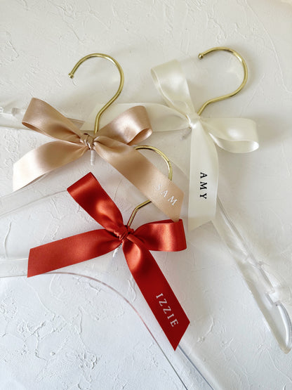 Personalised Hanger Ribbons