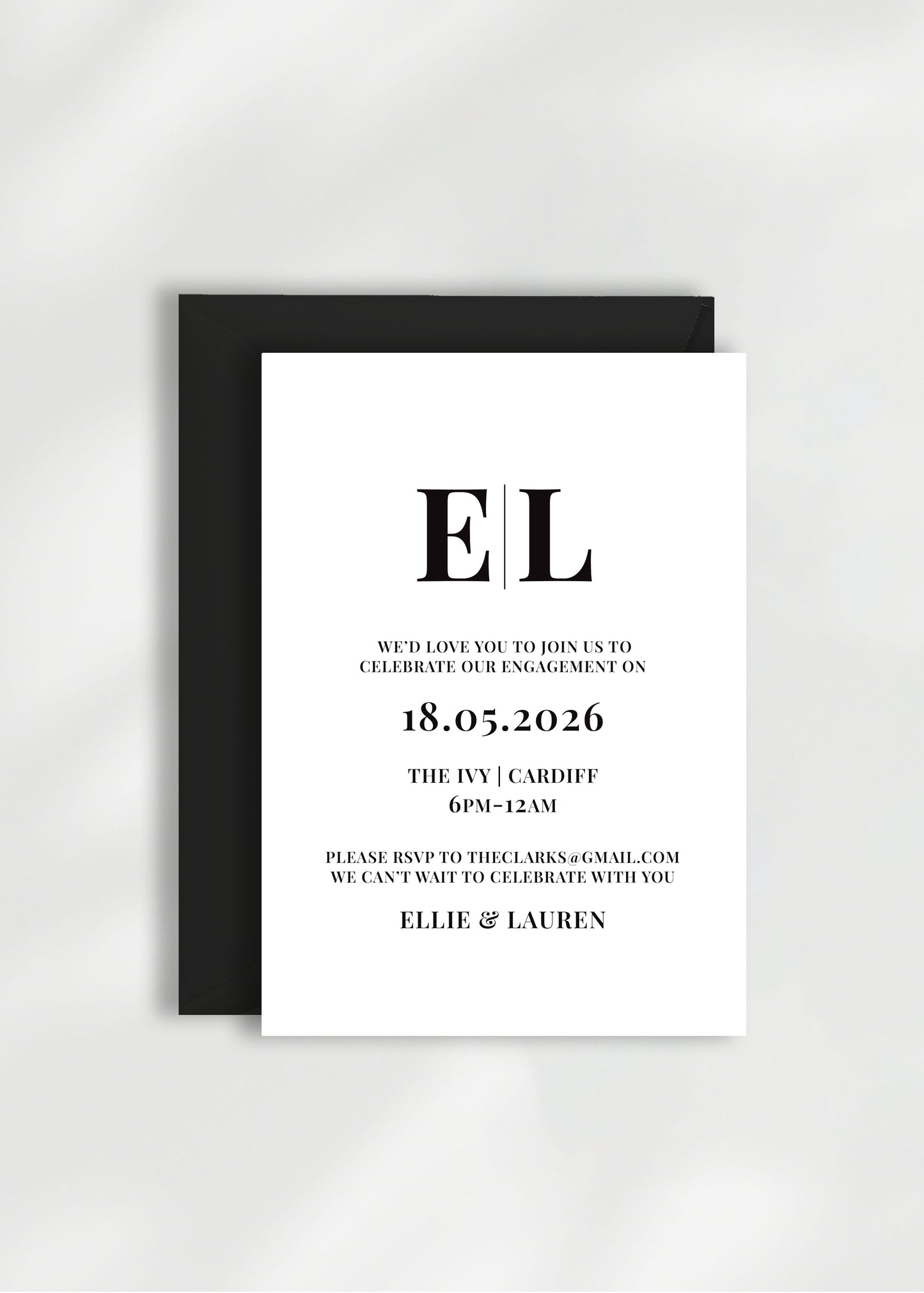 Calypso Engagement Party Invitation