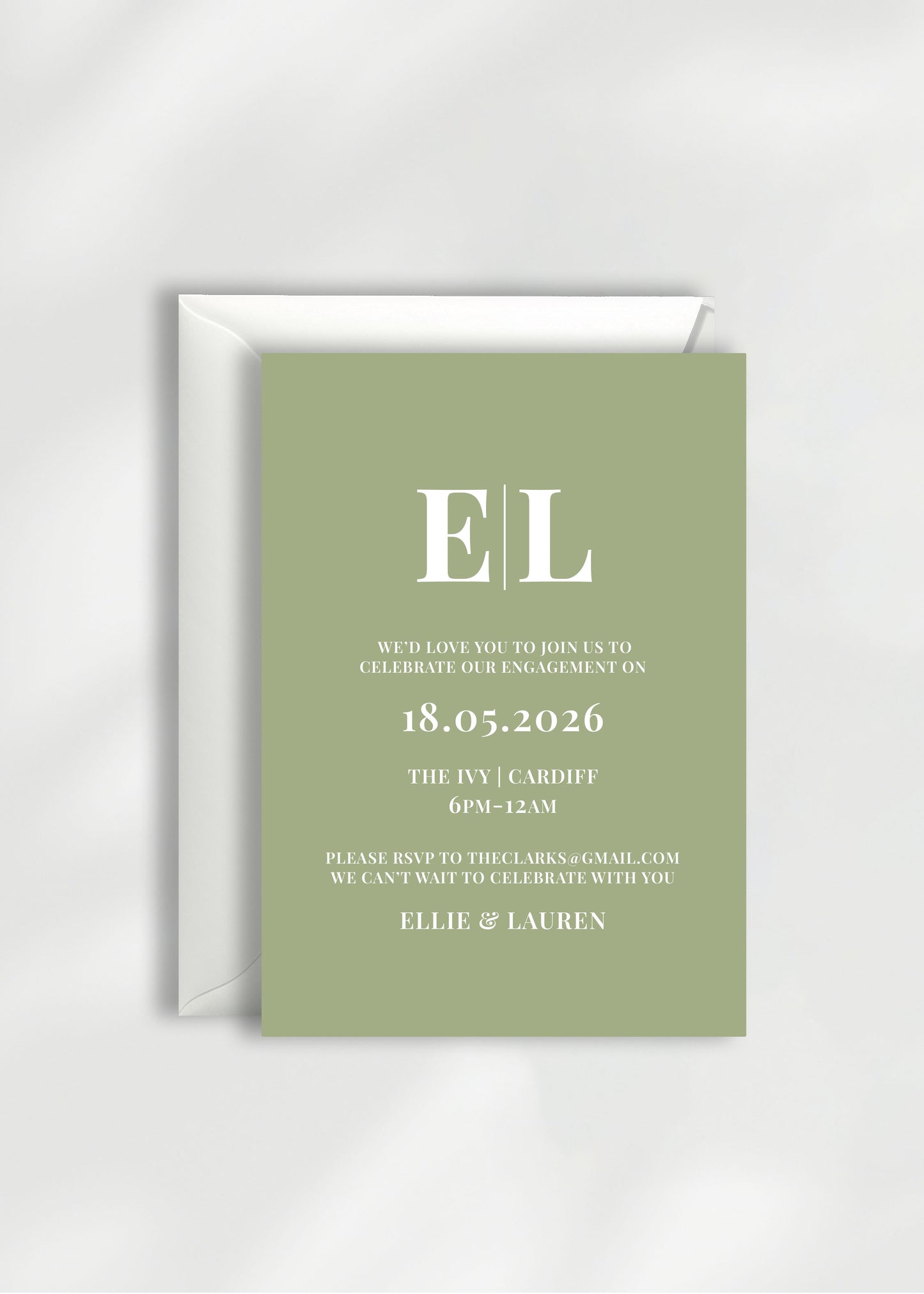 Calypso Engagement Party Invitation