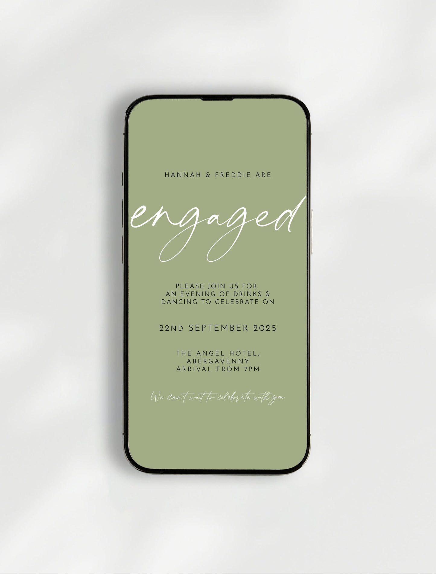 Aura Engagement Party Invitation | Digital E-Invite