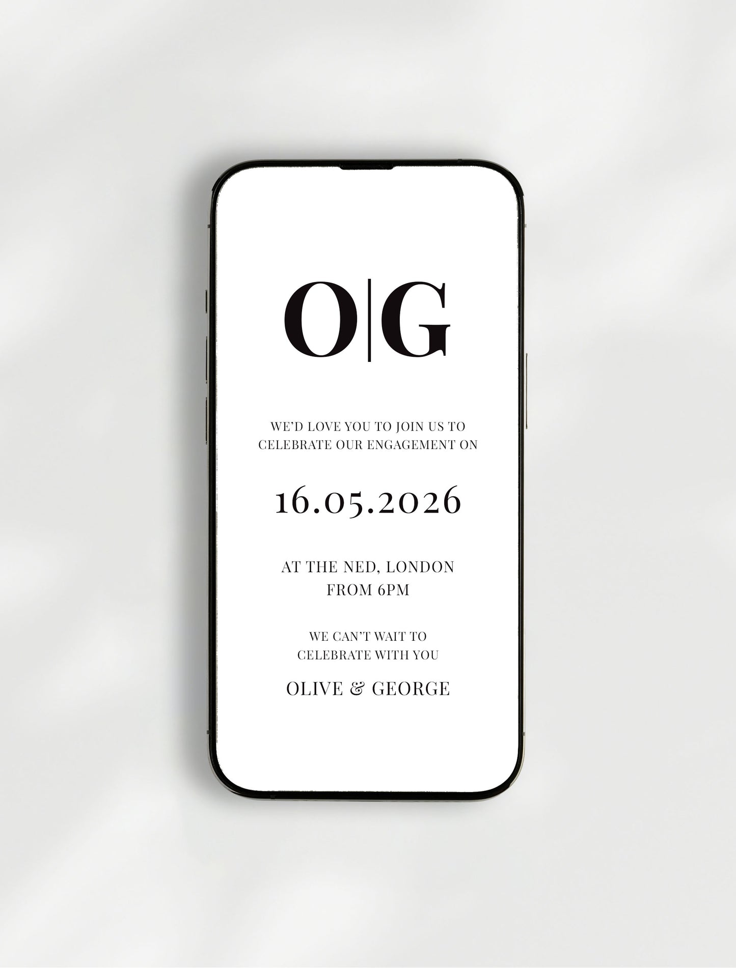 Calypso Engagement Party Invitation | Digital E-Invite