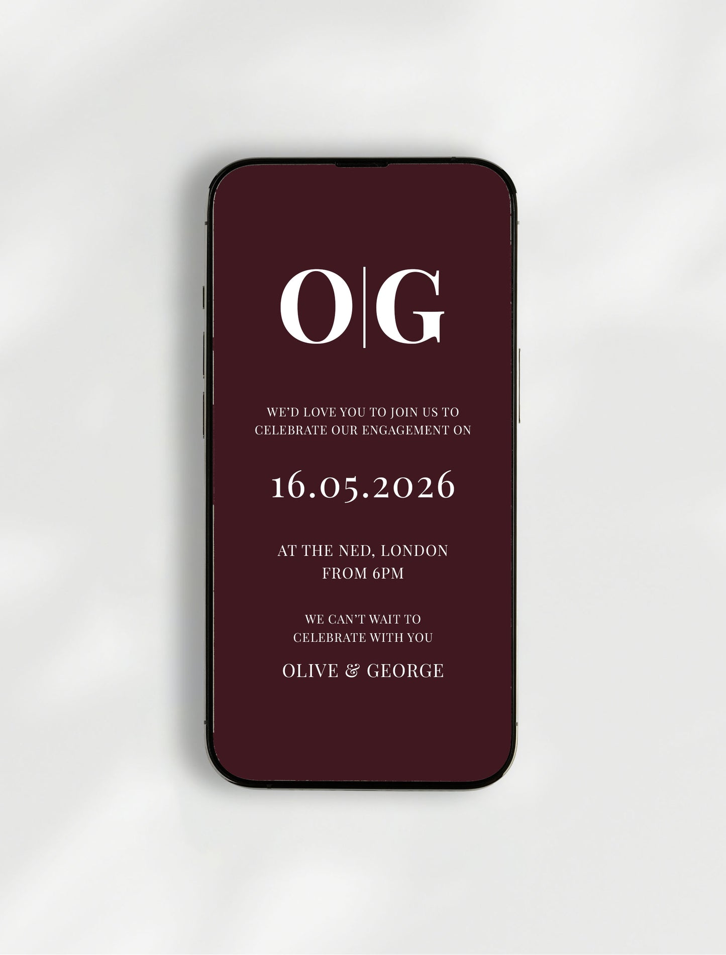 Calypso Engagement Party Invitation | Digital E-Invite