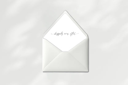 Iris Envelope Liner | Printable Download Template