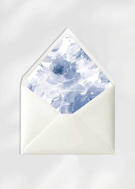 Cora Envelope Liner | Dusky Blue