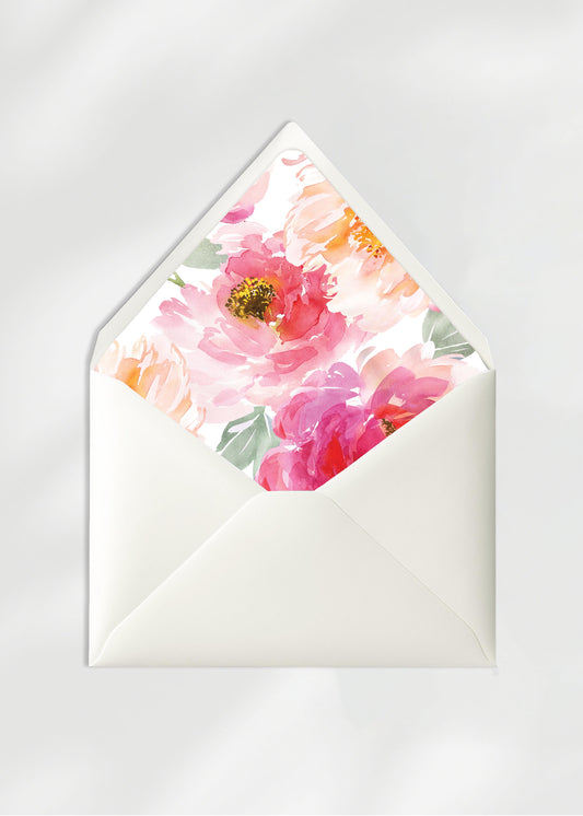 Cora Envelope Liner | Pink & Orange