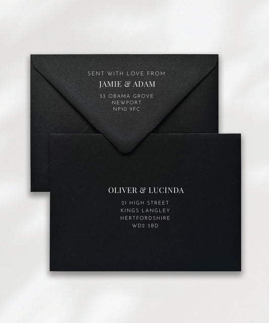 Envelope Name & Address Printing | Persephone