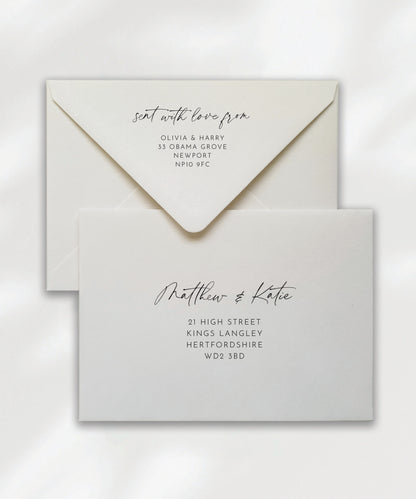 Envelope Name & Address Printing | Aura