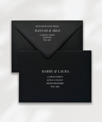 Envelope Name & Address Printing | Maia (Modern)