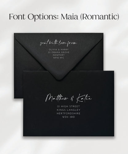 Envelope Name & Address Printing