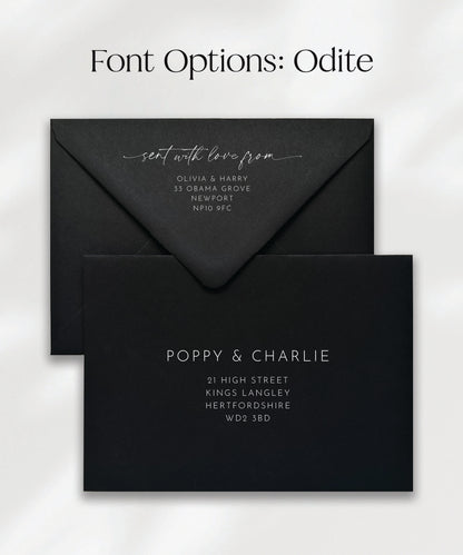 Envelope Name & Address Printing