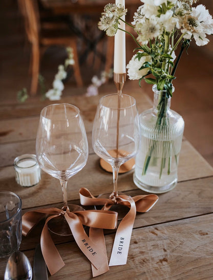 Personalised Place Name Glass Ribbons