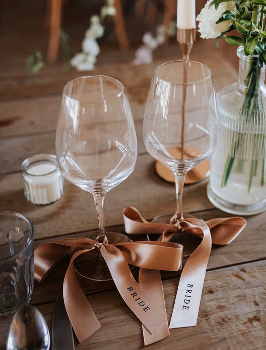 Personalised Place Name Glass Ribbons