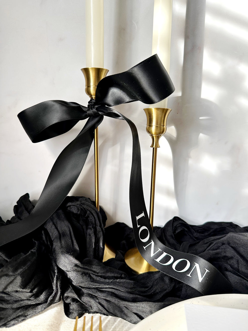Personalised Wedding Table Name & Number Ribbons – Forever Paper Co