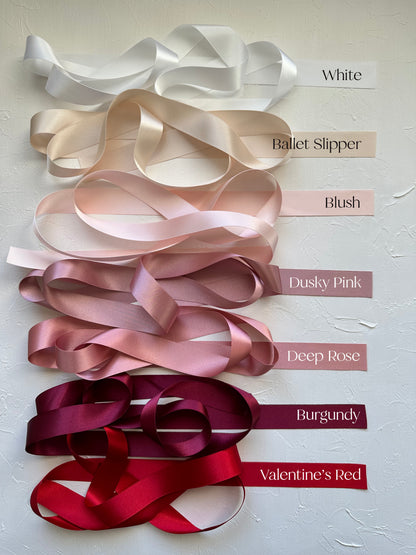 Personalised Place Name Menu Ribbons