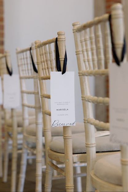 Aura Ceremony Reserved Seat Tag