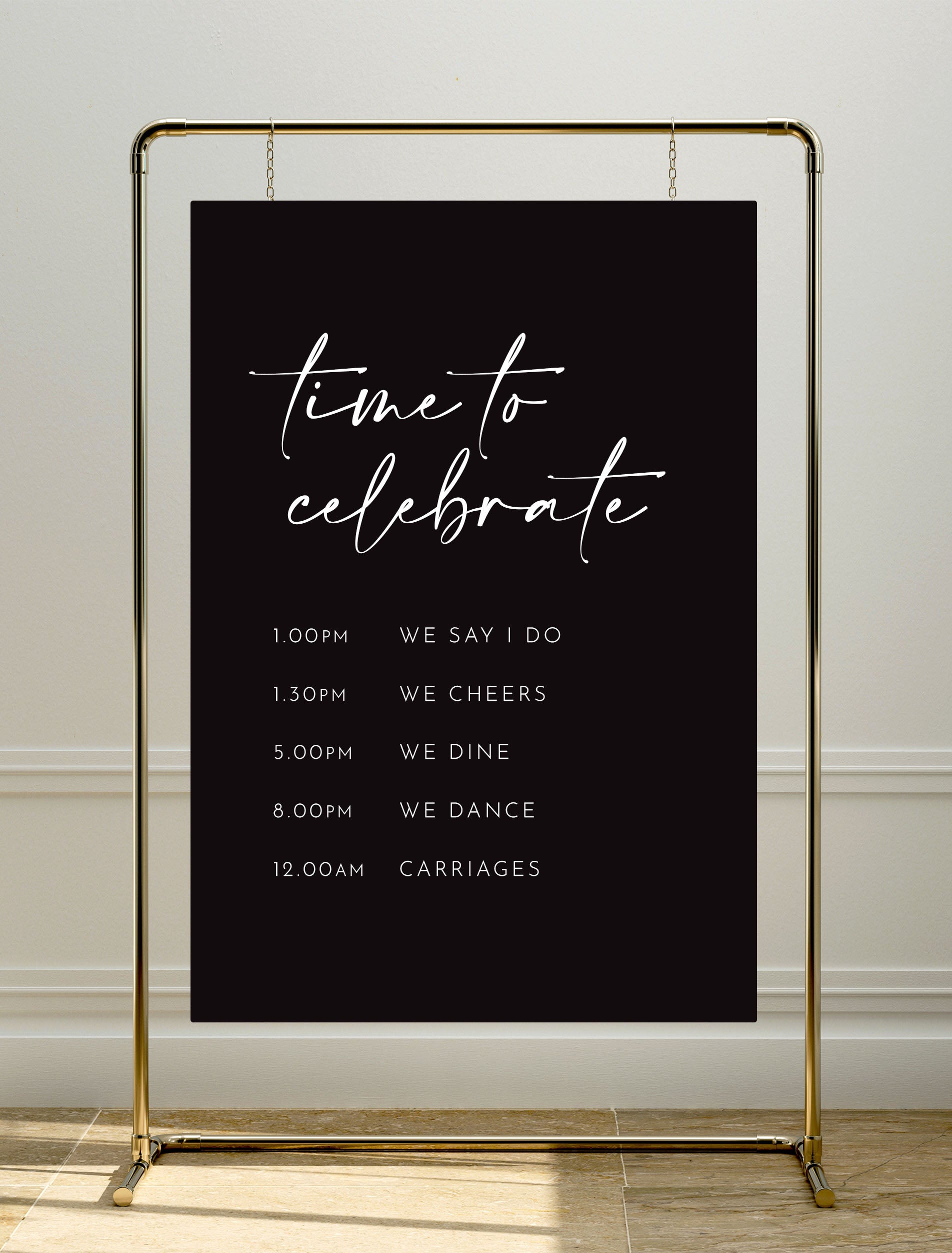 Order of the Day Signs – Forever Paper Co