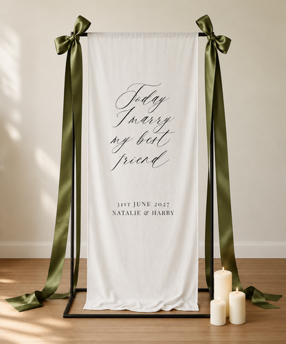 Plain Ribbon for Fabric Signs | Pack of Two