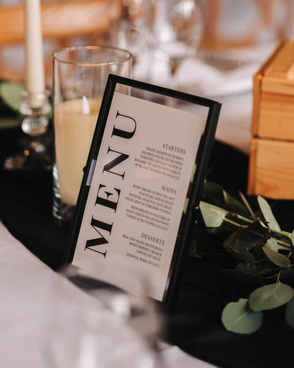 Calypso Table Menu