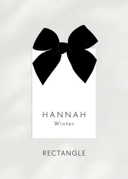 Odite Place Name Card | with Bow