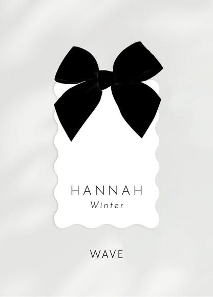 Odite Place Name Card | with Bow