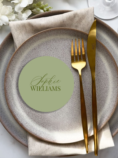 Ophelia Place Name Card