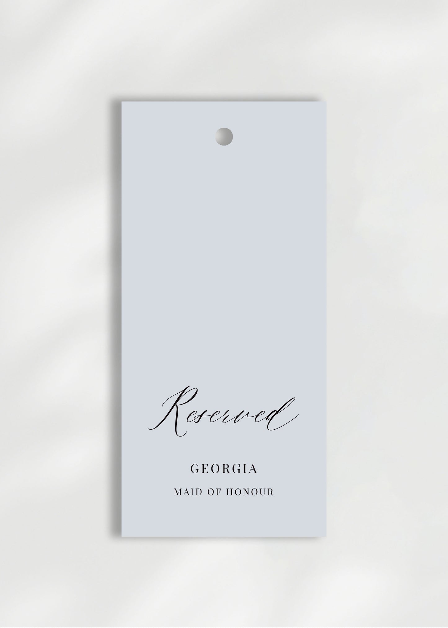 Ophelia Ceremony Reserved Seat Tag