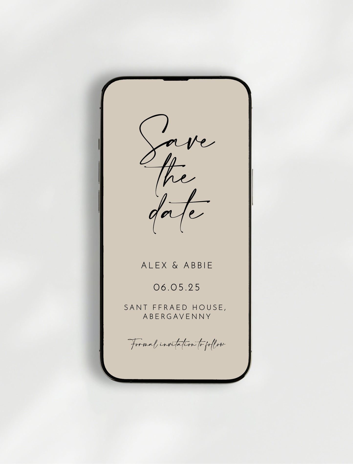 Maia Save the Date | Digital E-Invite