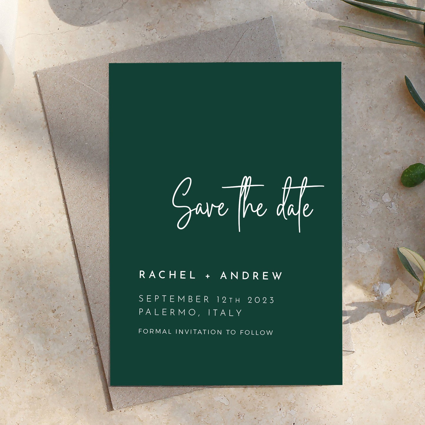 Hera Save the Date | Print at Home Template