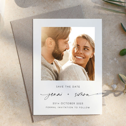 Iris Save the Date | Print at Home Template