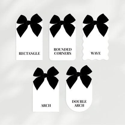 Calypso Place Name Card | with Bow