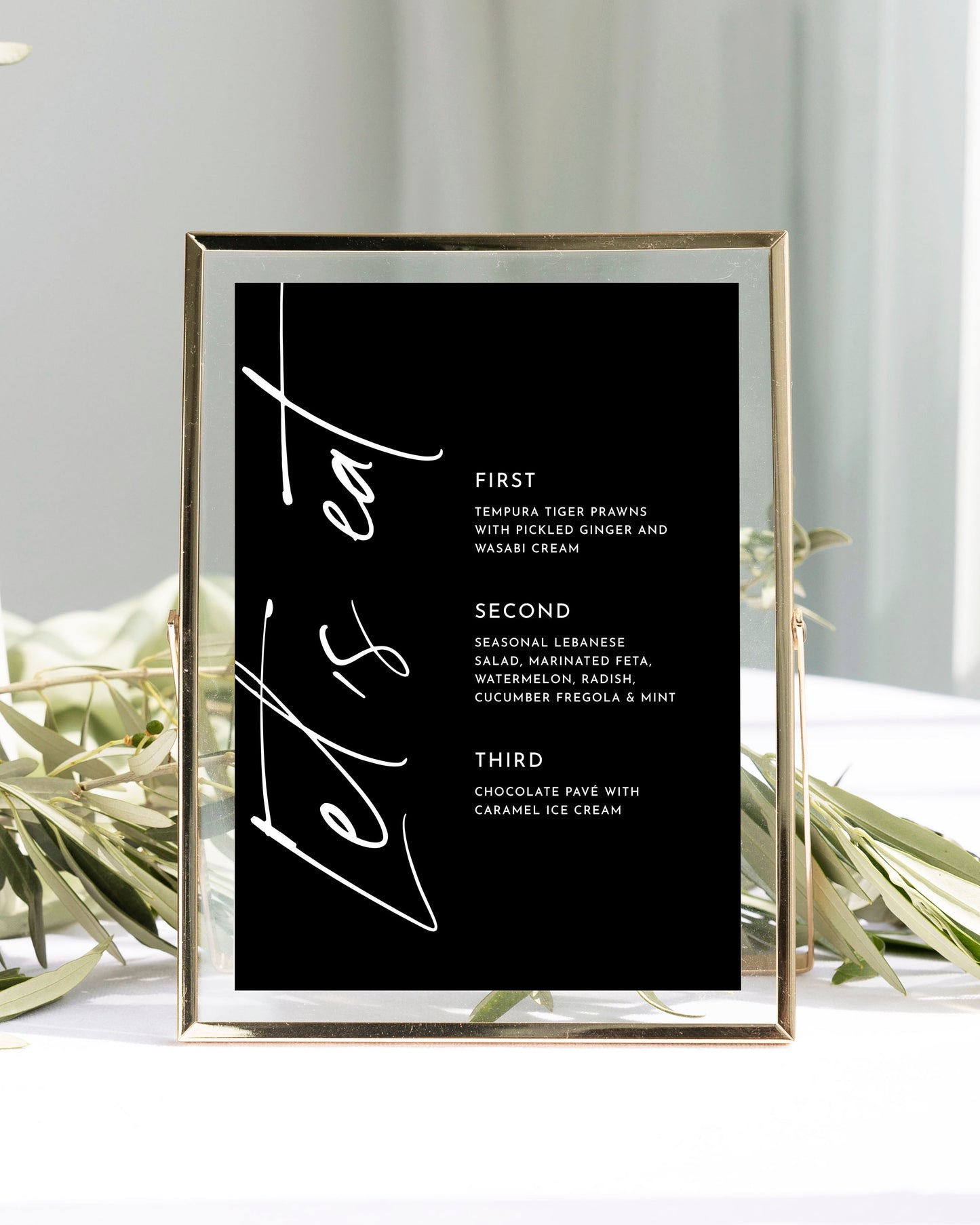 Aura Table Menu