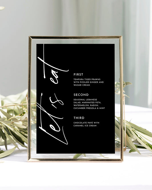 Aura Table Menu