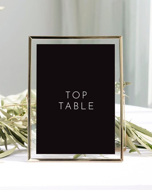 Odite Table Number Cards