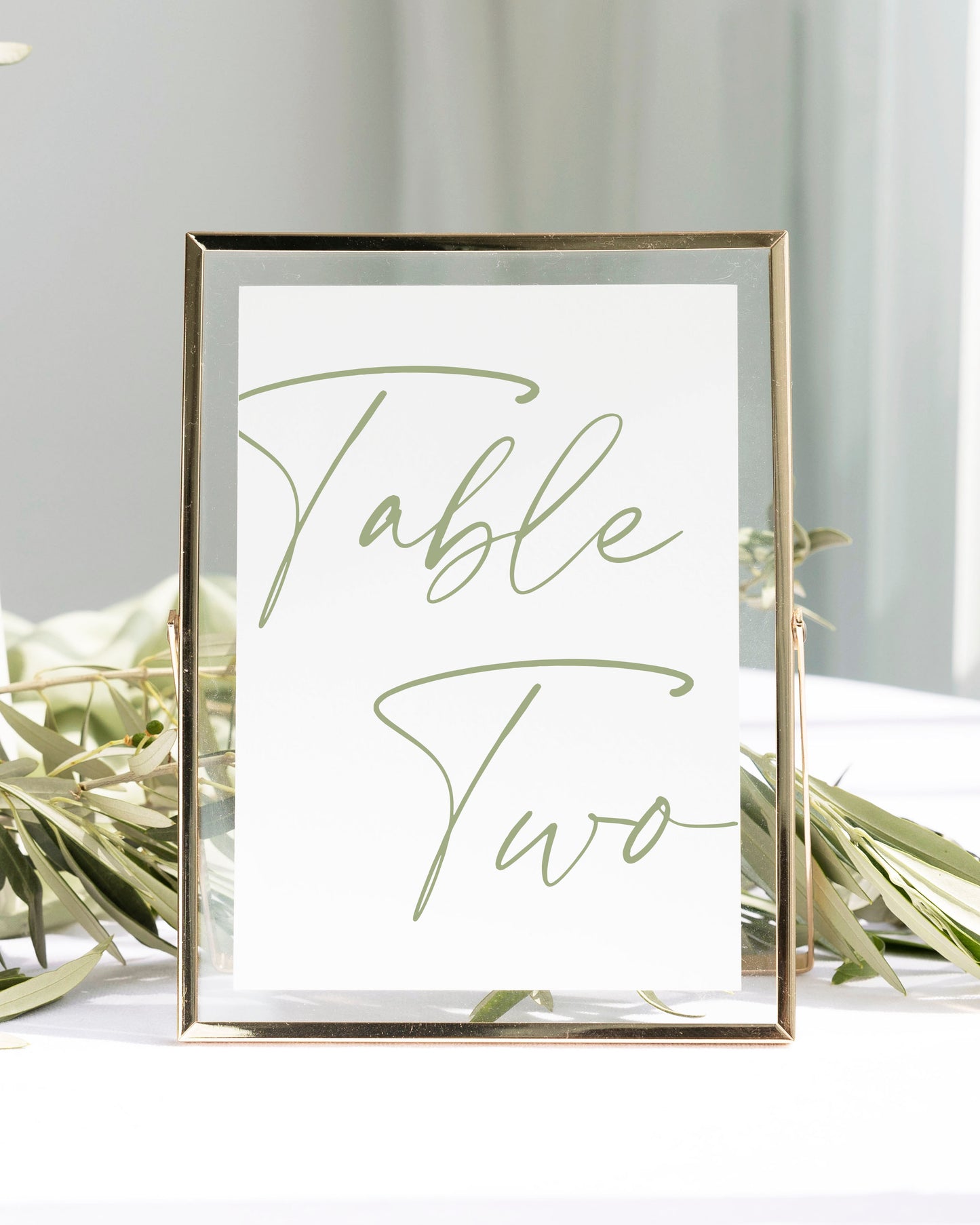 Aura Table Number Cards