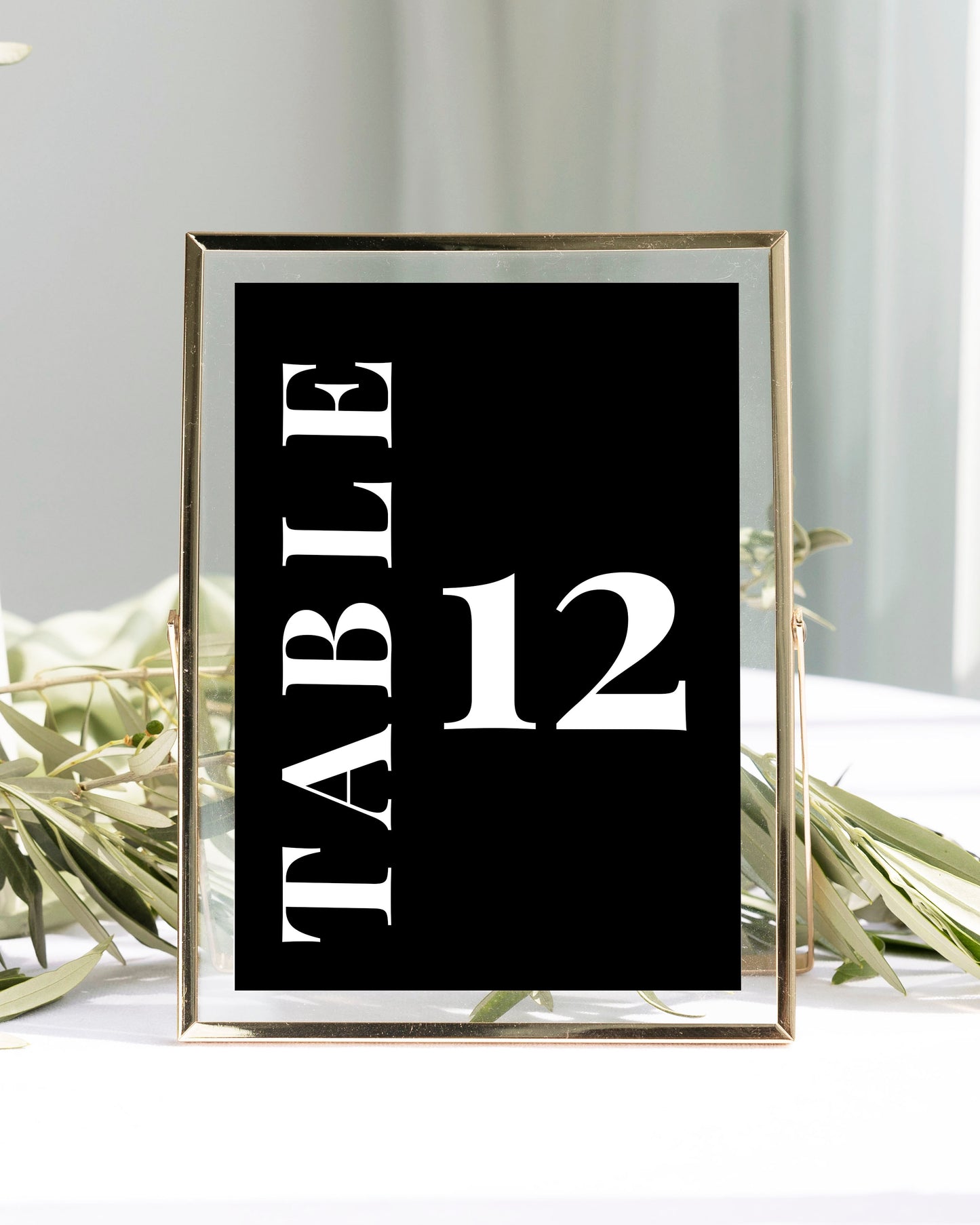 Calypso Table Number Cards