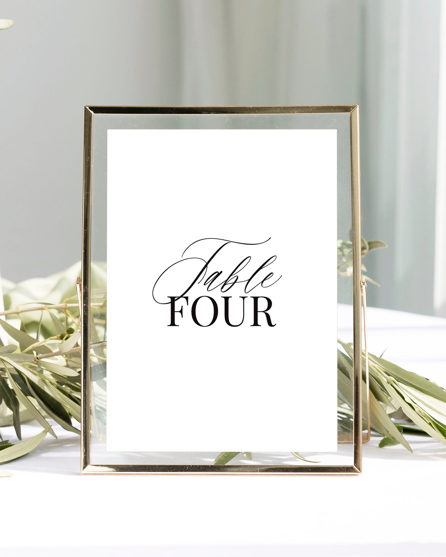 Ophelia Table Number Cards