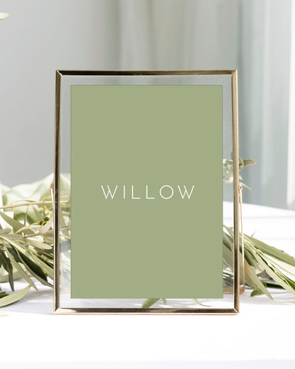 Odite Table Name Cards