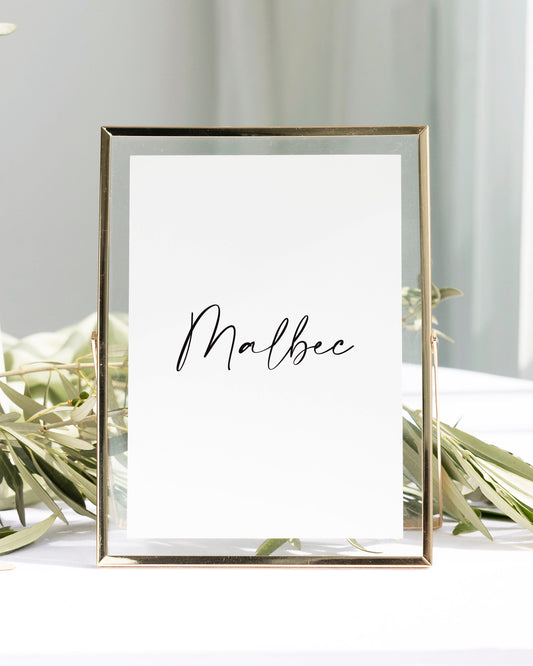 Maia Table Name Cards