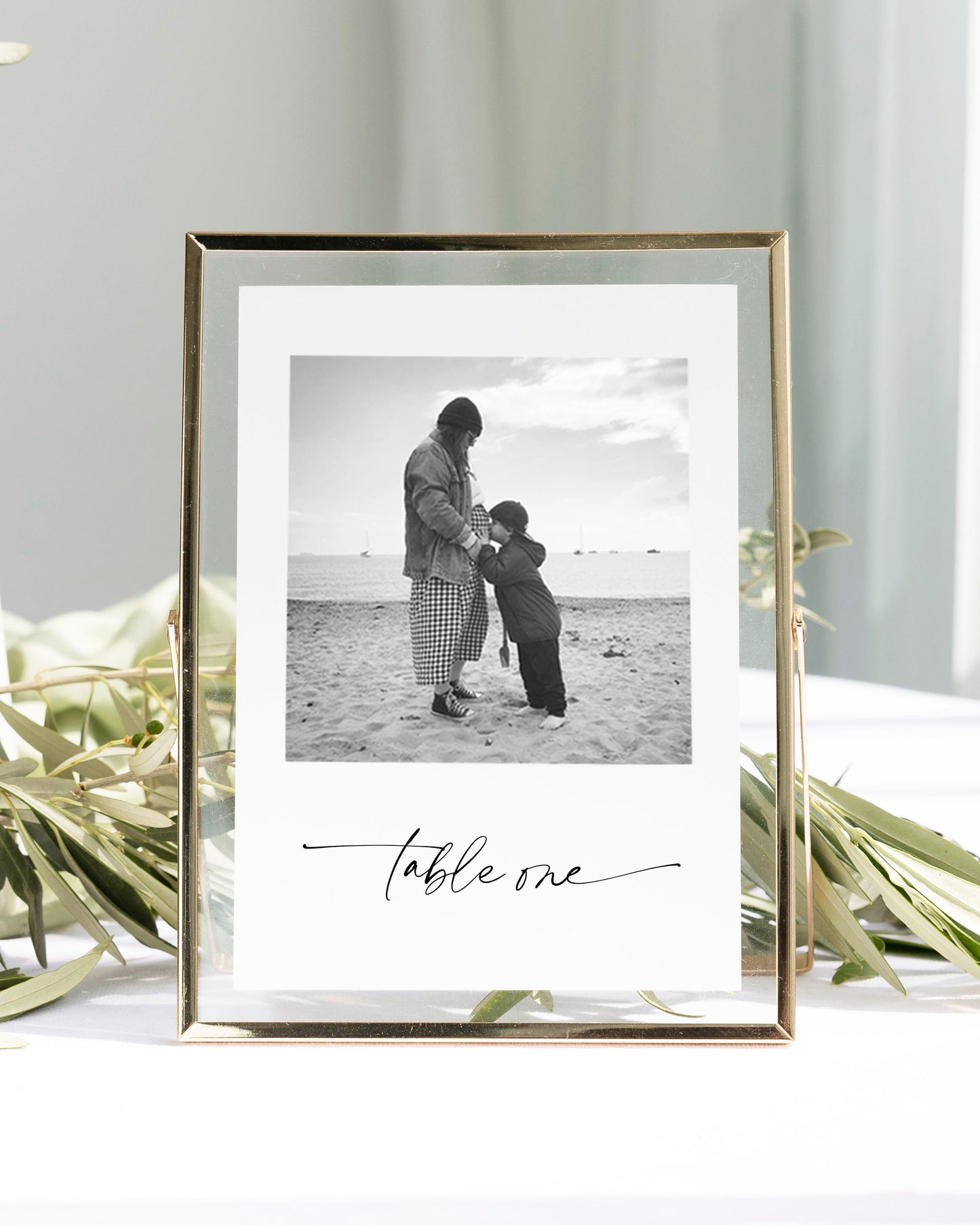 Odite Table Number Cards with Photo