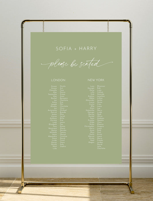 Odite Sign | Table Plan