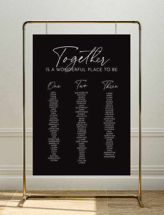 Aura Sign | Table Plan