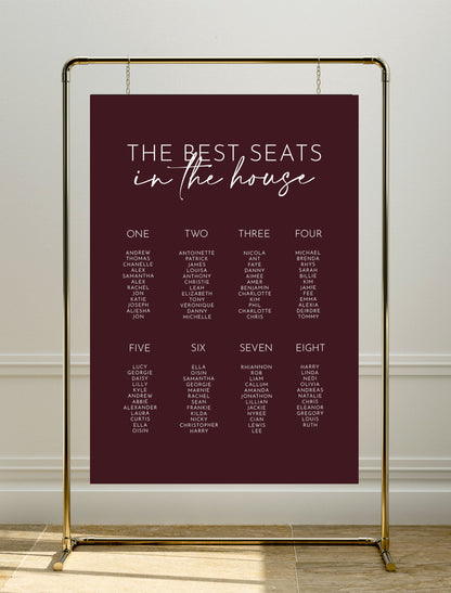 Maia Sign | Table Plan