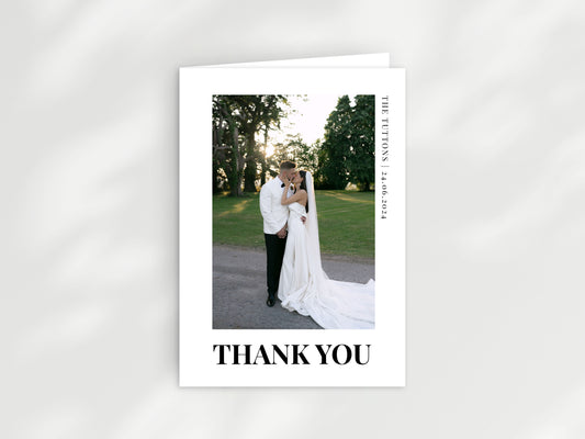 Calypso Thank You Card with Photo | Portrait