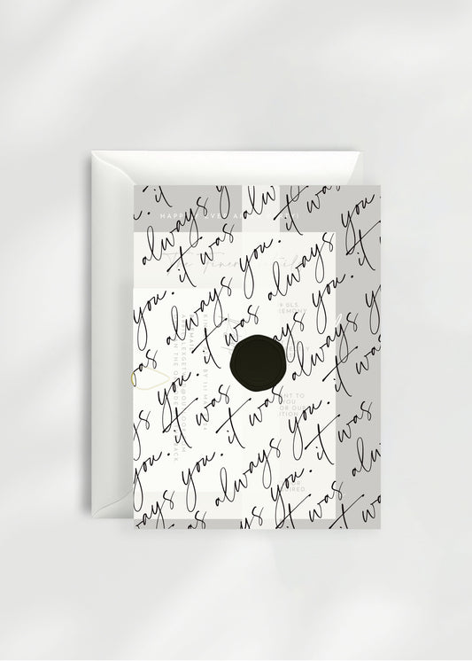 Aura Vellum Wrap | It Was Always You