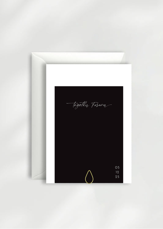 Odite Wedding Invitation | Two Card Suite