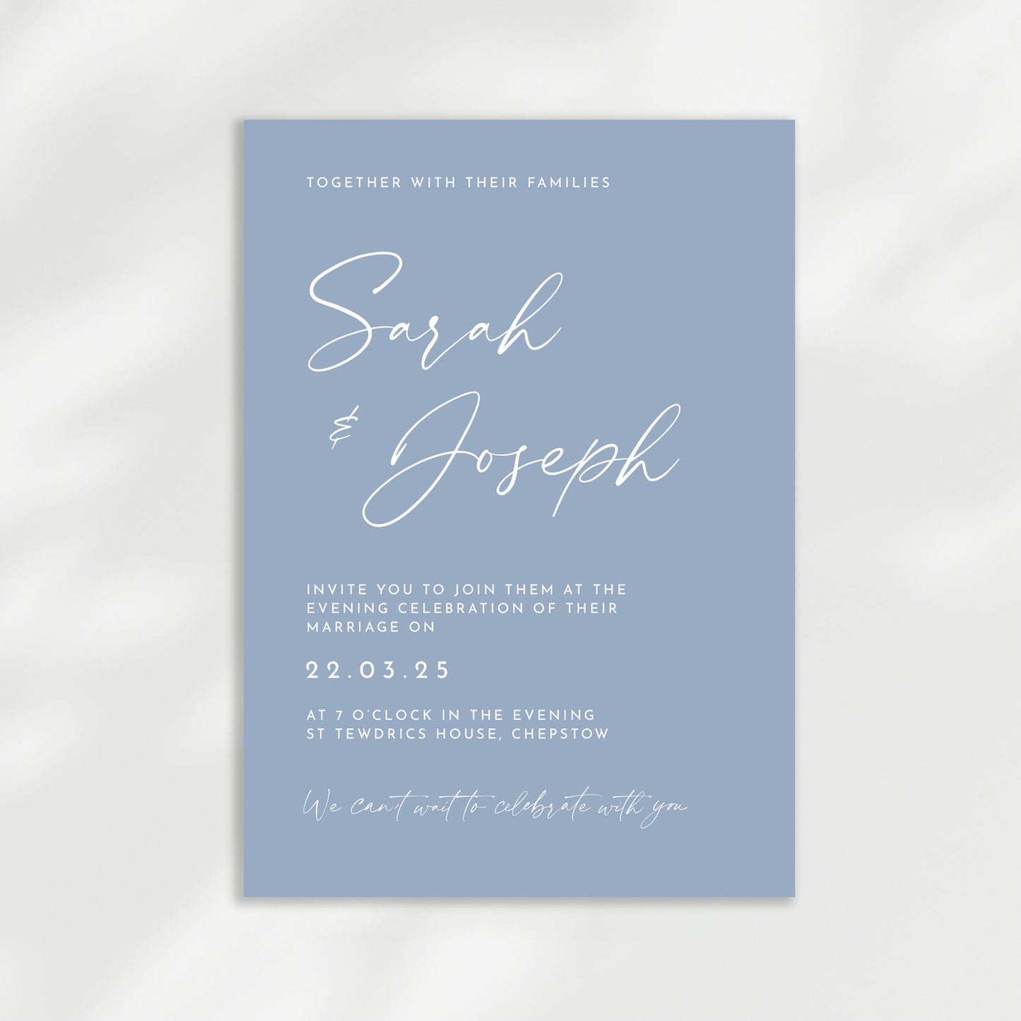 Aura Wedding Invitation | Evening Guest