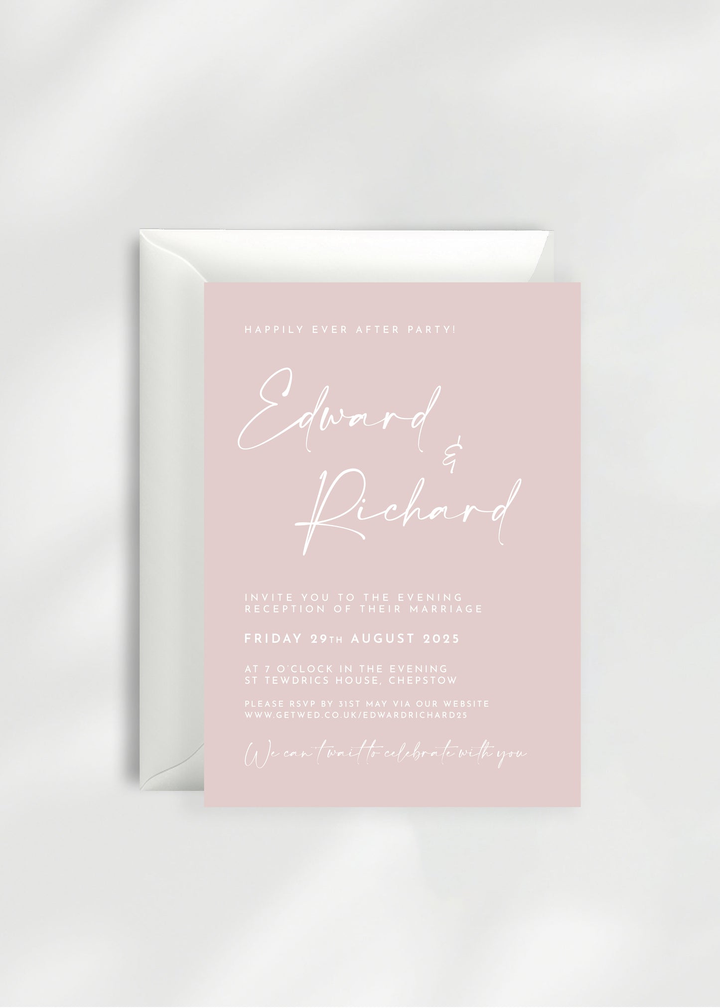 Maia Wedding Invitation | Evening Guest