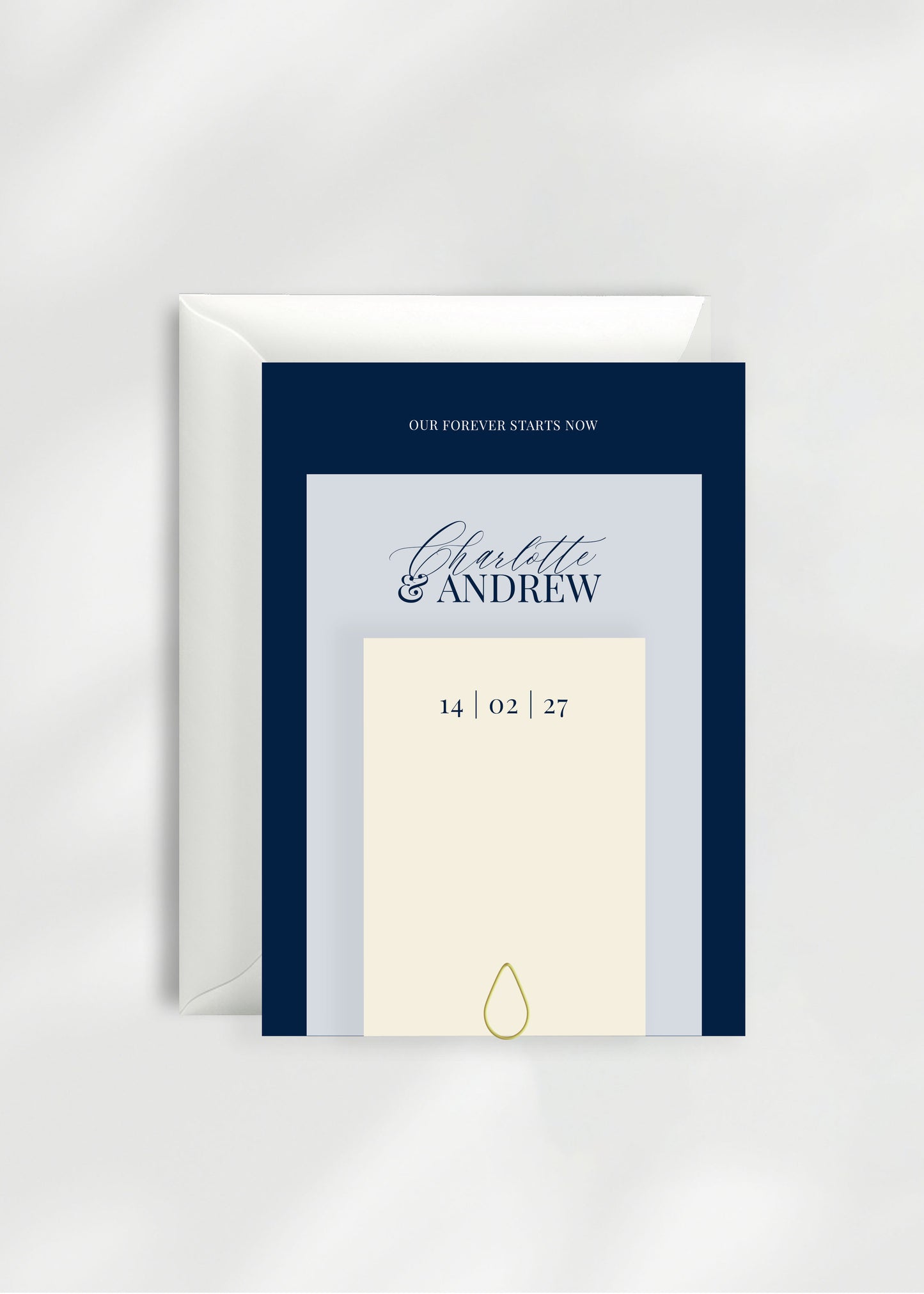 Ophelia Wedding Invitation | Three Card Suite